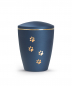 Preview: Biodegradable animal urns made of natural material for indoors and outdoors Colour Navy