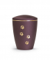 Preview: Biodegradable animal urns made of natural material for indoors and outdoors Colour Berry