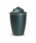 Preview: Pet Urn Edition Lina with brushed gold band domed lid
