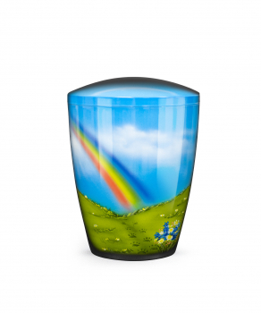 Pet Urn Edition Airbrush Design: "Flower meadow" in various sizes