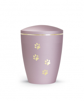 Biodegradable animal urns made of natural material for indoors and outdoors Colour Rosé