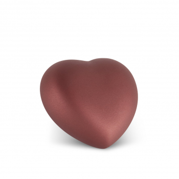 Heart Urn Colour Rubin for Dogs and Cats