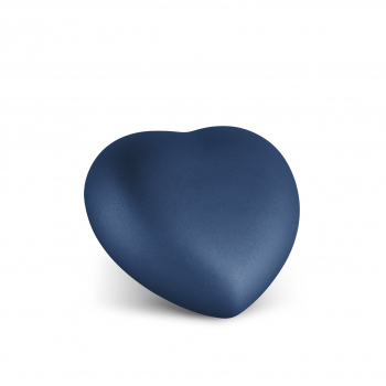 Ceramic Urn Heart with Colour: Navy various sizes