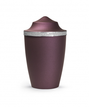 Pet Urn Edition Glamour with Glitter Ribbon