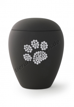 Option: personalized your urn with Paw of Swarovski crystals