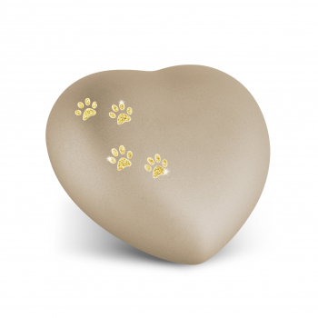 Pet Urn Edition Star 4 Paws Colour: Champagner various sizes