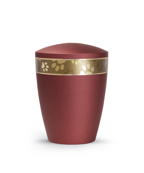 Biodegradable animal urns made of natural material for indoors and outdoors Colour Rubin