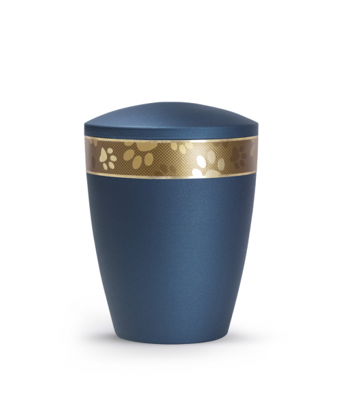 Biodegradable animal urns made of natural material for indoors and outdoors Colour Navy