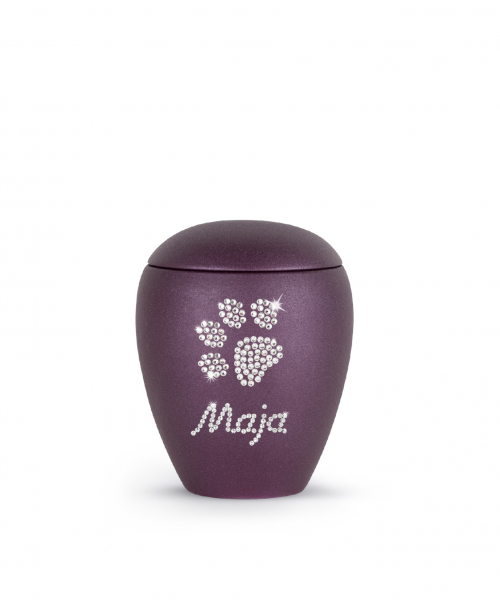 Option: personalized your urn with nom of Swarovski crystals
