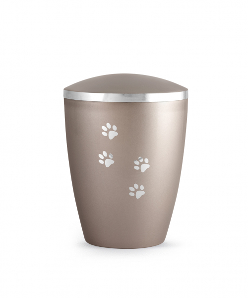 Biodegradable animal urns made of natural material for indoors and outdoors Colour Fumé