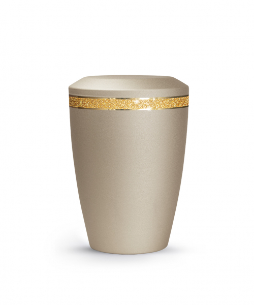 Pet Urn Edition Glamour with Glitter Ribbon