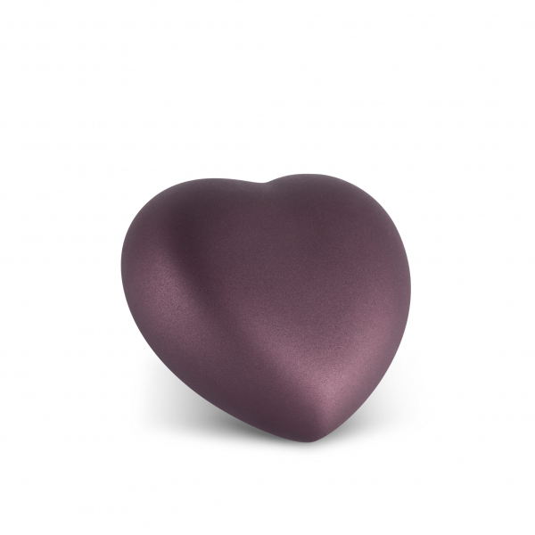 Heart Urn Colour Berry for Dogs and Cats