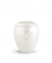 Pet Urn Crystal Champagner with Crystal Heart